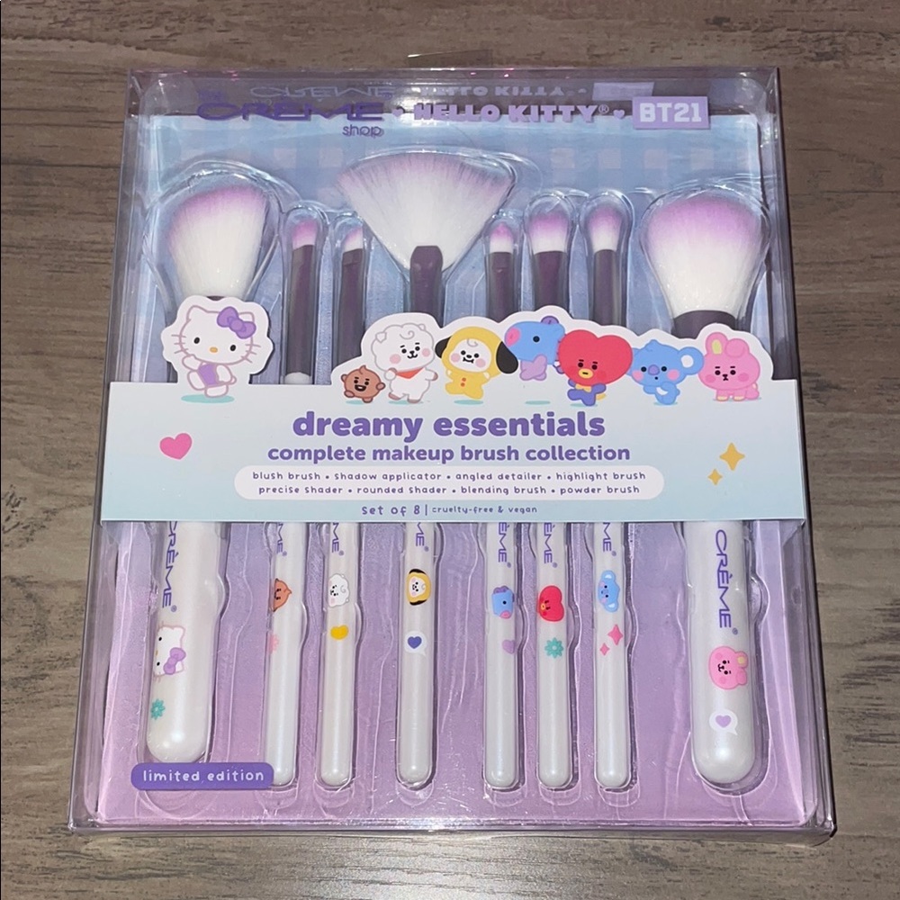 BT21 Hello Kitty Makeup Brush Set